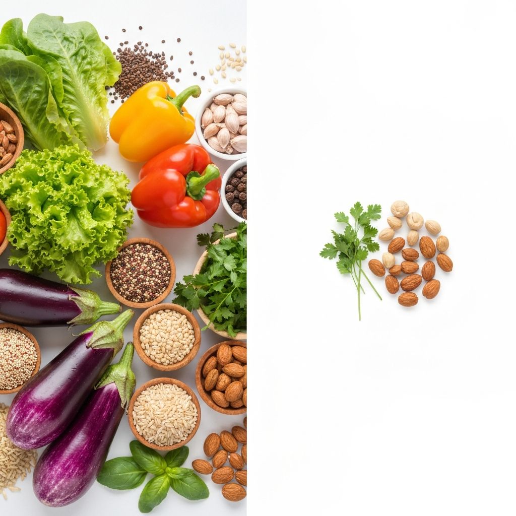 Fresh ingredients representing nutritional balance