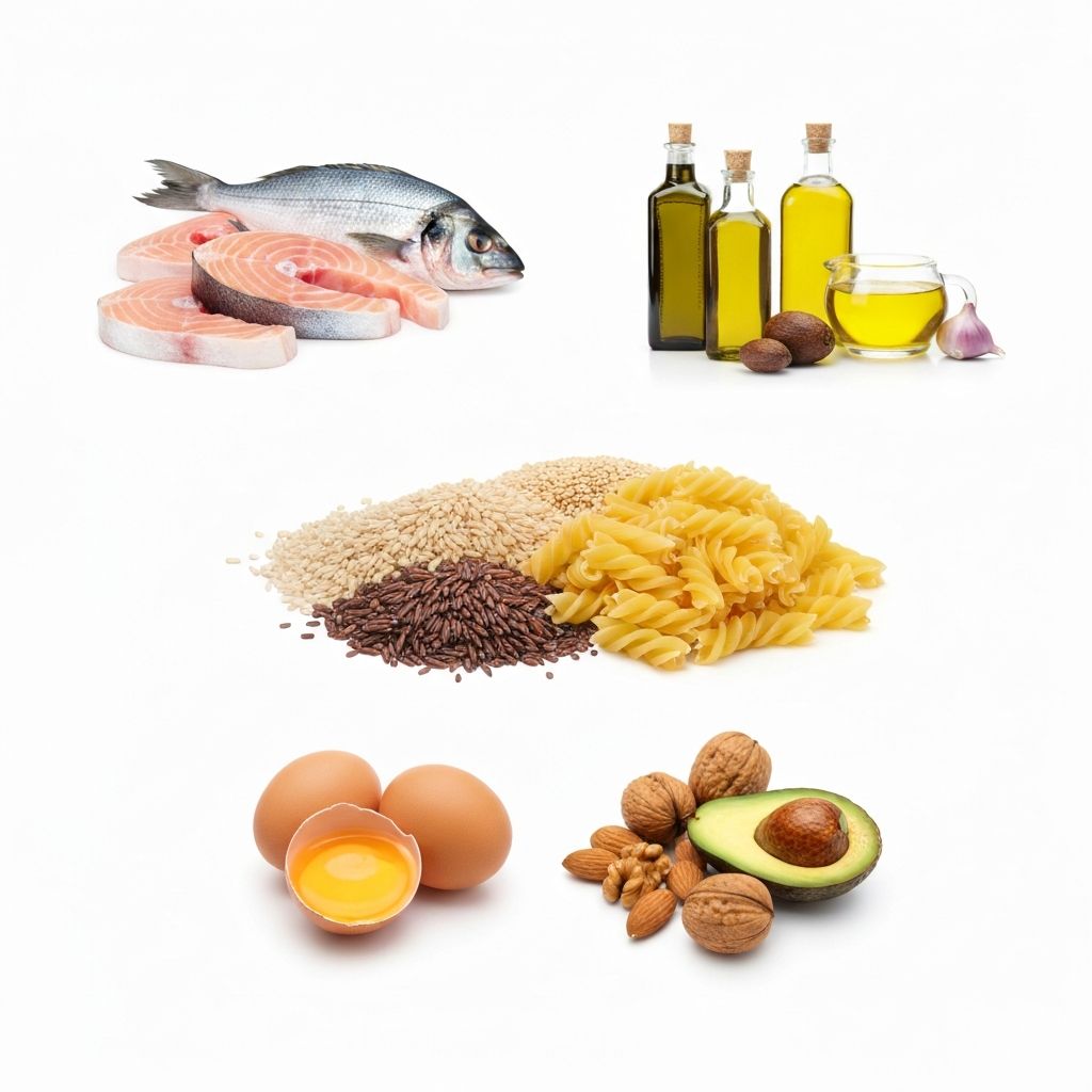 Three macronutrient groups displayed separately